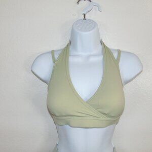 Sage Green Wrap Sports Bra – Size Medium & Large (New)